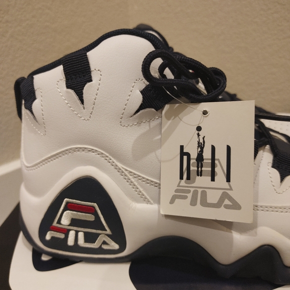 FILA GRANT HILL 1  WHITE,RED,BLUE WOMEN'S  SHOES  NEW! - Picture 5 of 8